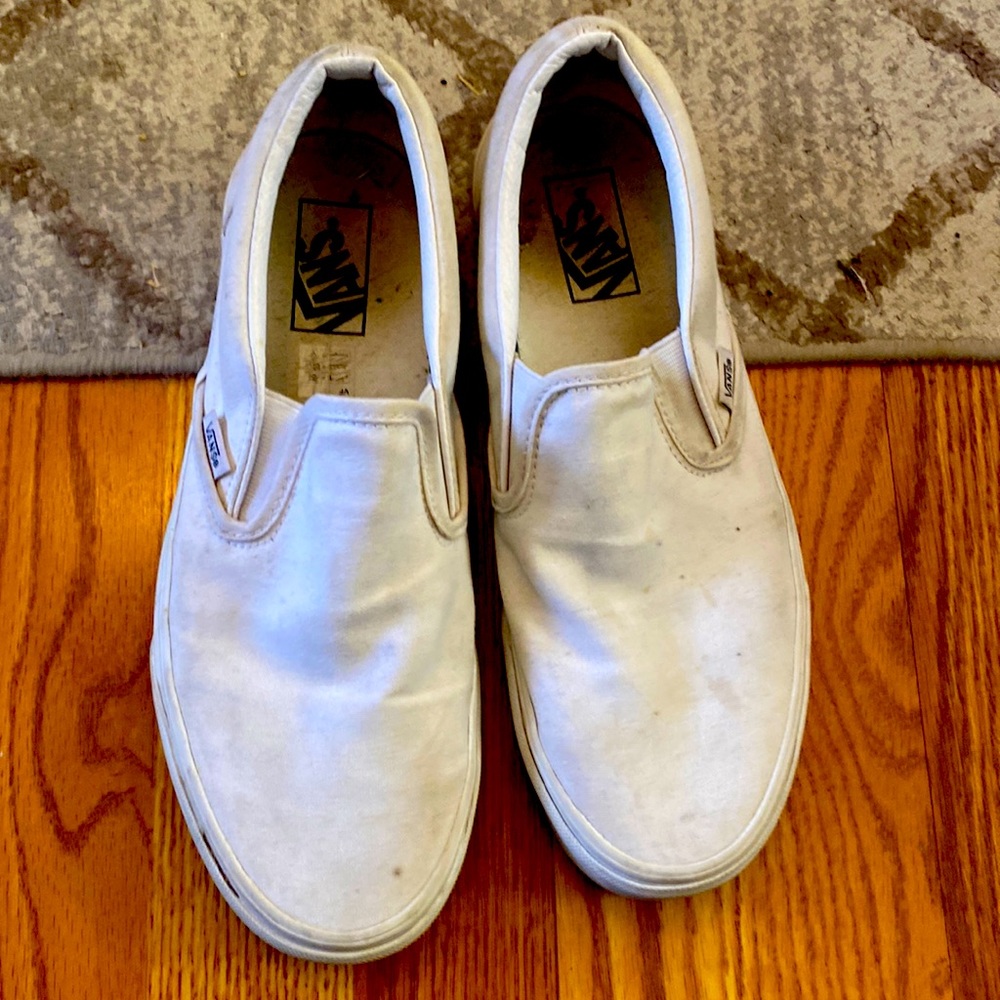 Slip on vans white